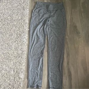 Ivivva by Lululemon Heathered Black Leggings with Pockets